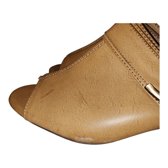 Sh162 Aerosole Taupe A2 Heel Rest Slide on Sandal 7.5 - Picture 6 of 9